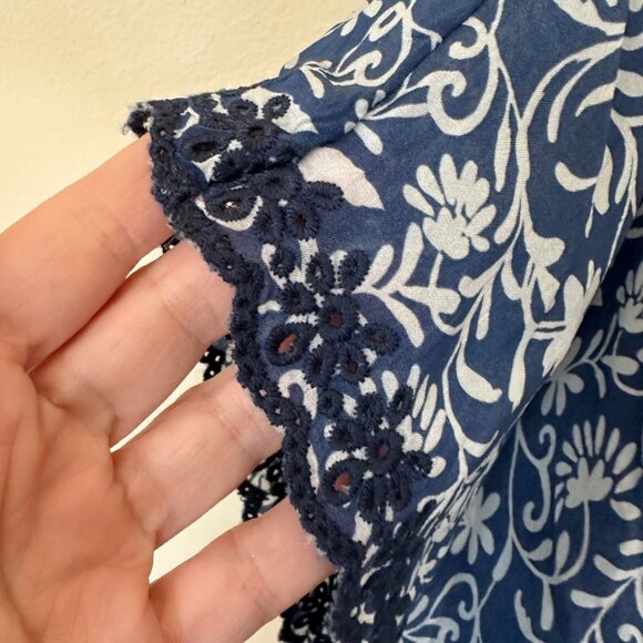 Johnny Was V Neck Tassel Ocia Slip Dress Multi Womens Size M Pockets Embroidered - Picture 5 of 11